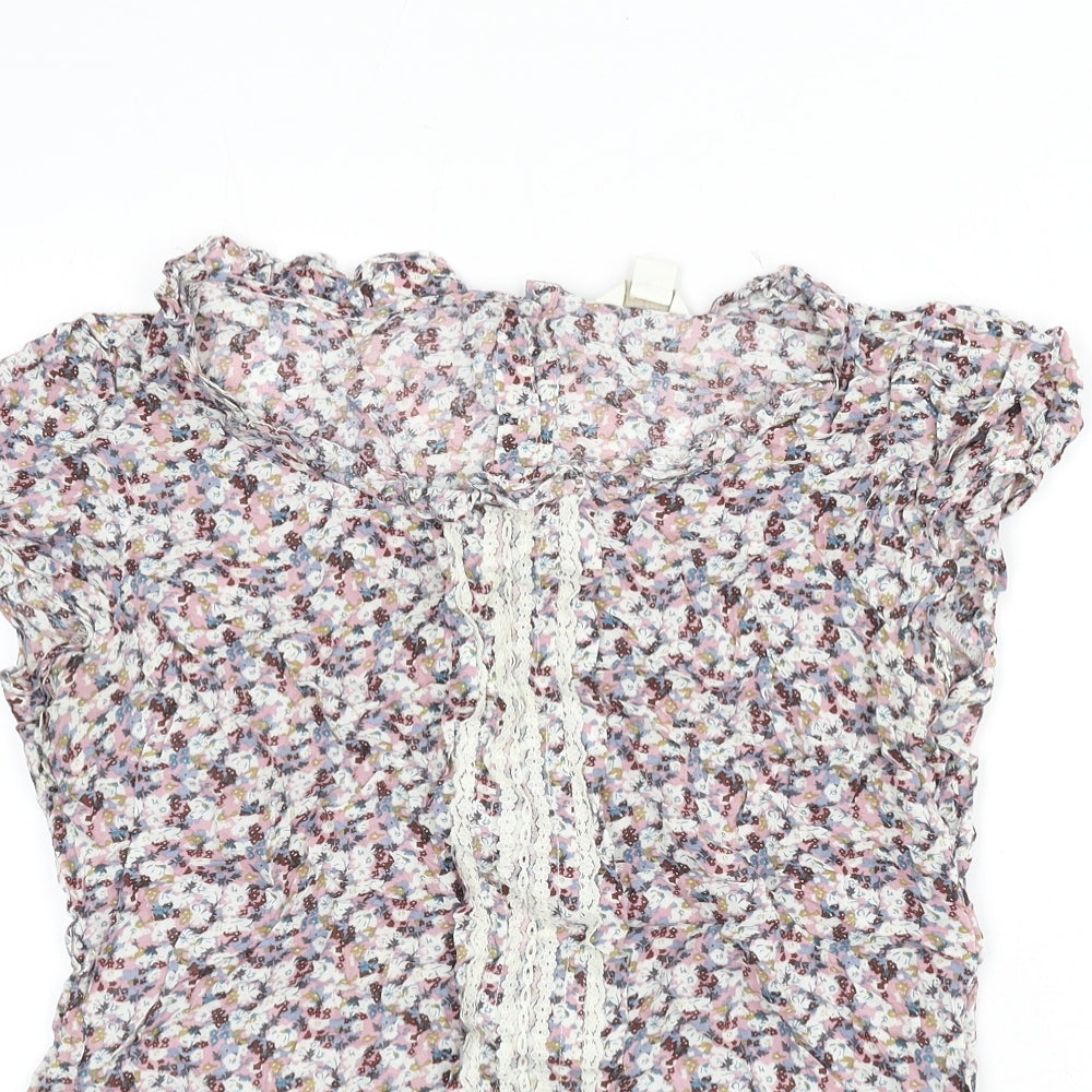 Womens UK Size 14 Monsoon Multicoloured Basic Blouse