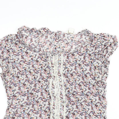 Womens UK Size 14 Monsoon Multicoloured Basic Blouse