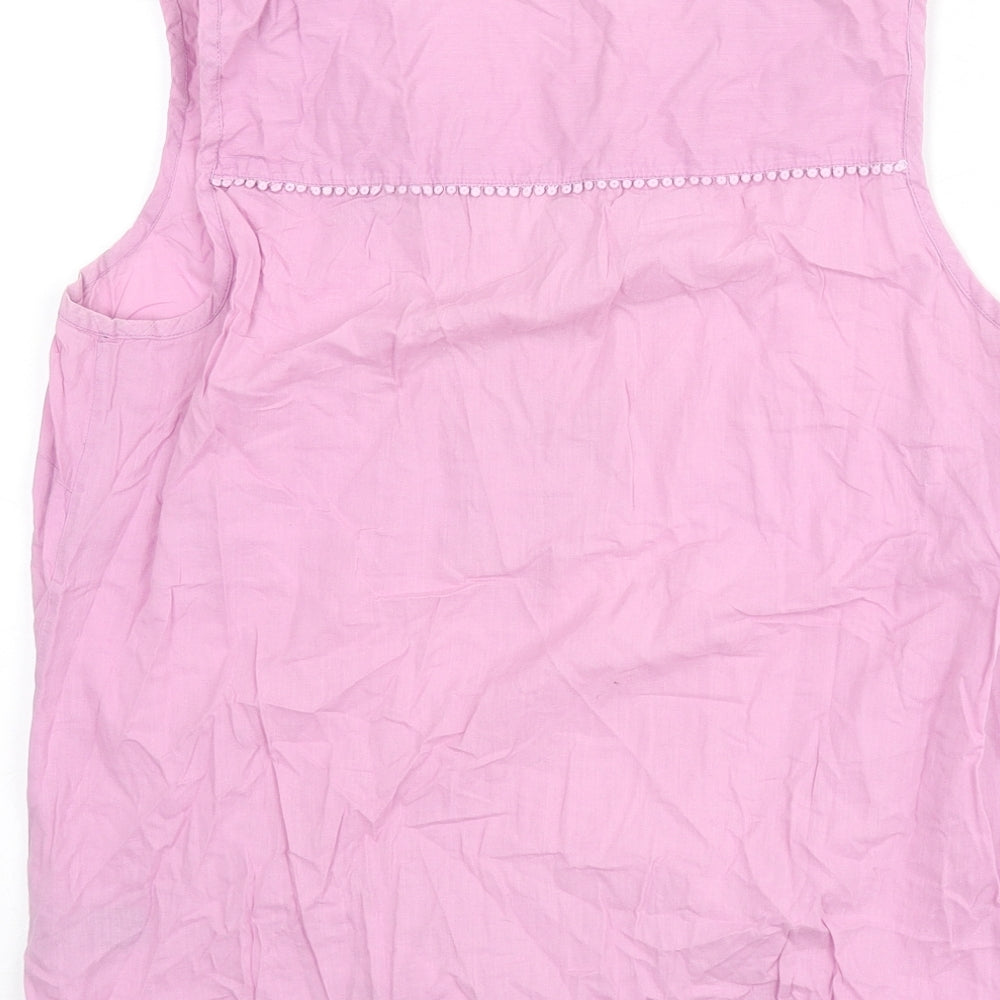 Womens UK Size 14 M&Co Purple Basic Tank