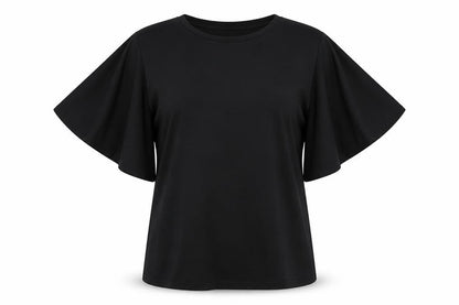 Womens UK Size S H&M Black Basic Blouse