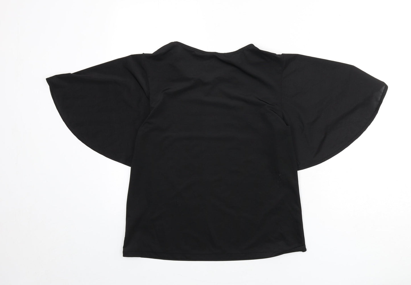 Womens UK Size S H&M Black Basic Blouse
