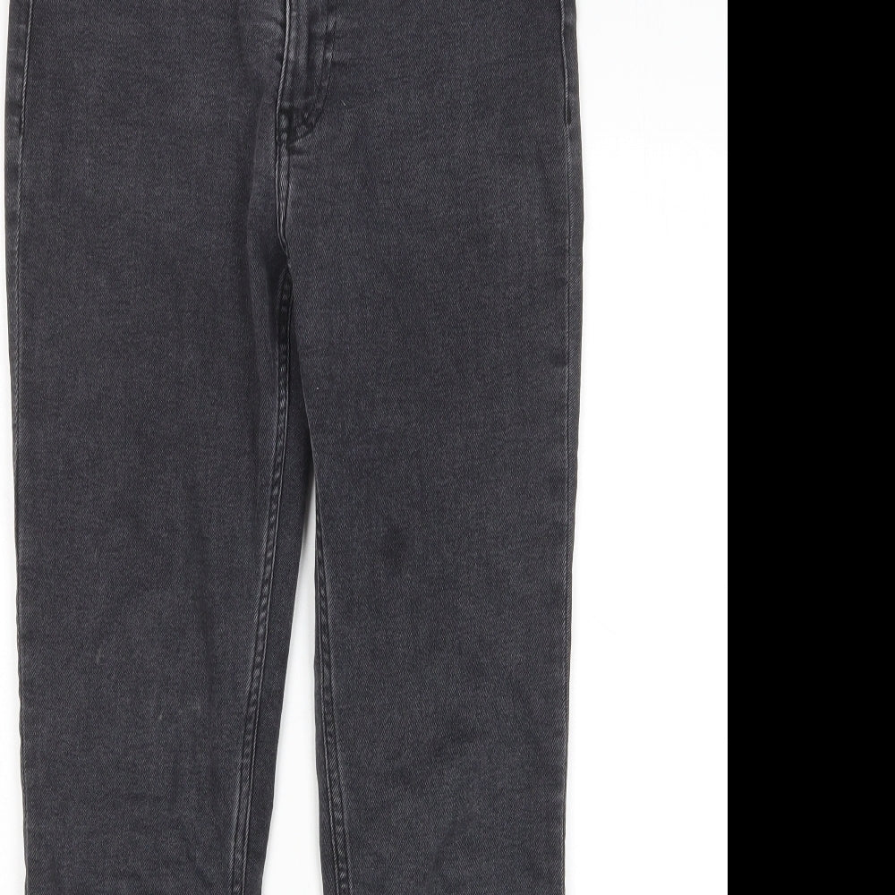 Divided by H&M Womens Red Cotton Skinny Jeans Size 10 L28 in Regular Zip - Pockets