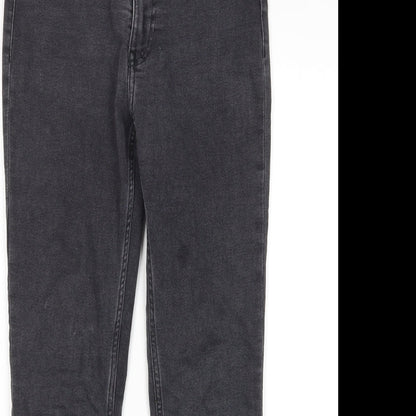 Divided by H&M Womens Red Cotton Skinny Jeans Size 10 L28 in Regular Zip - Pockets