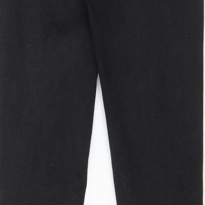 Aecupper Womens Black Cotton Skinny Jeans Size 32 in L29 in Regular Zip - Pockets
