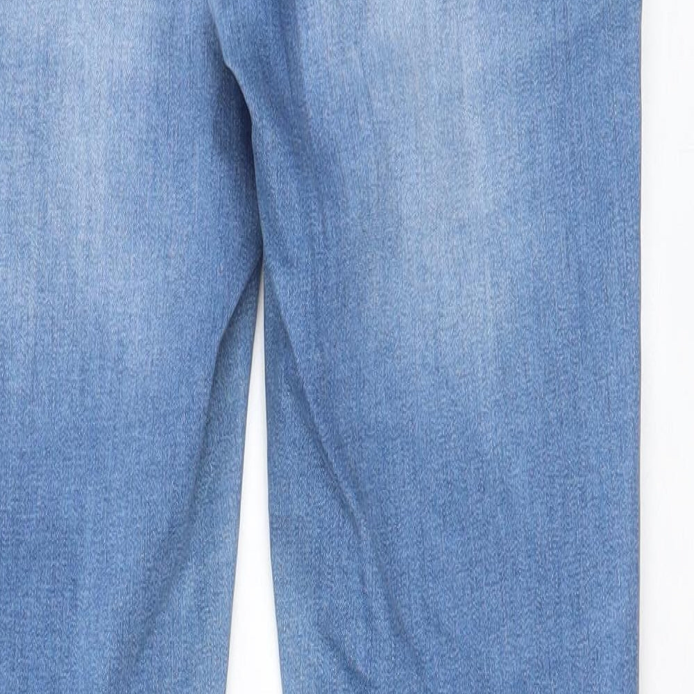 Womens UK Size 30 in Pieces Regular Fit Skinny Blue Jeans