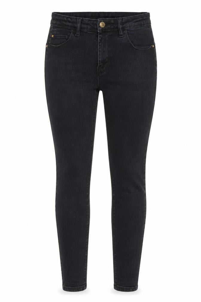 Womens UK Size 12 Denim & Co. Regular Fit Skinny Black Jeans