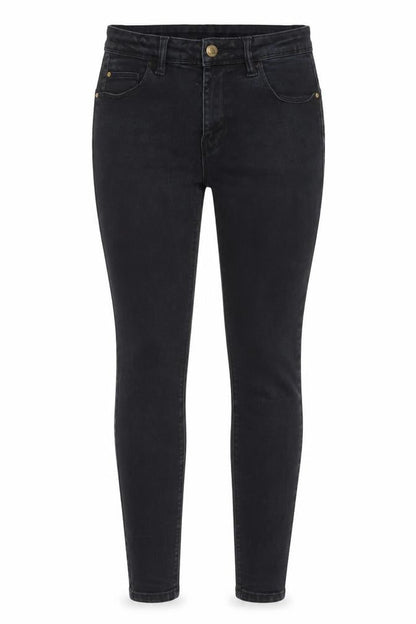 Womens UK Size 12 Denim & Co. Regular Fit Skinny Black Jeans