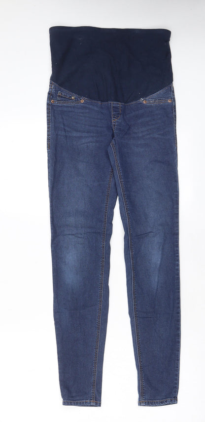 Womens UK Size 8 H&M Regular Fit Skinny Blue Jeans