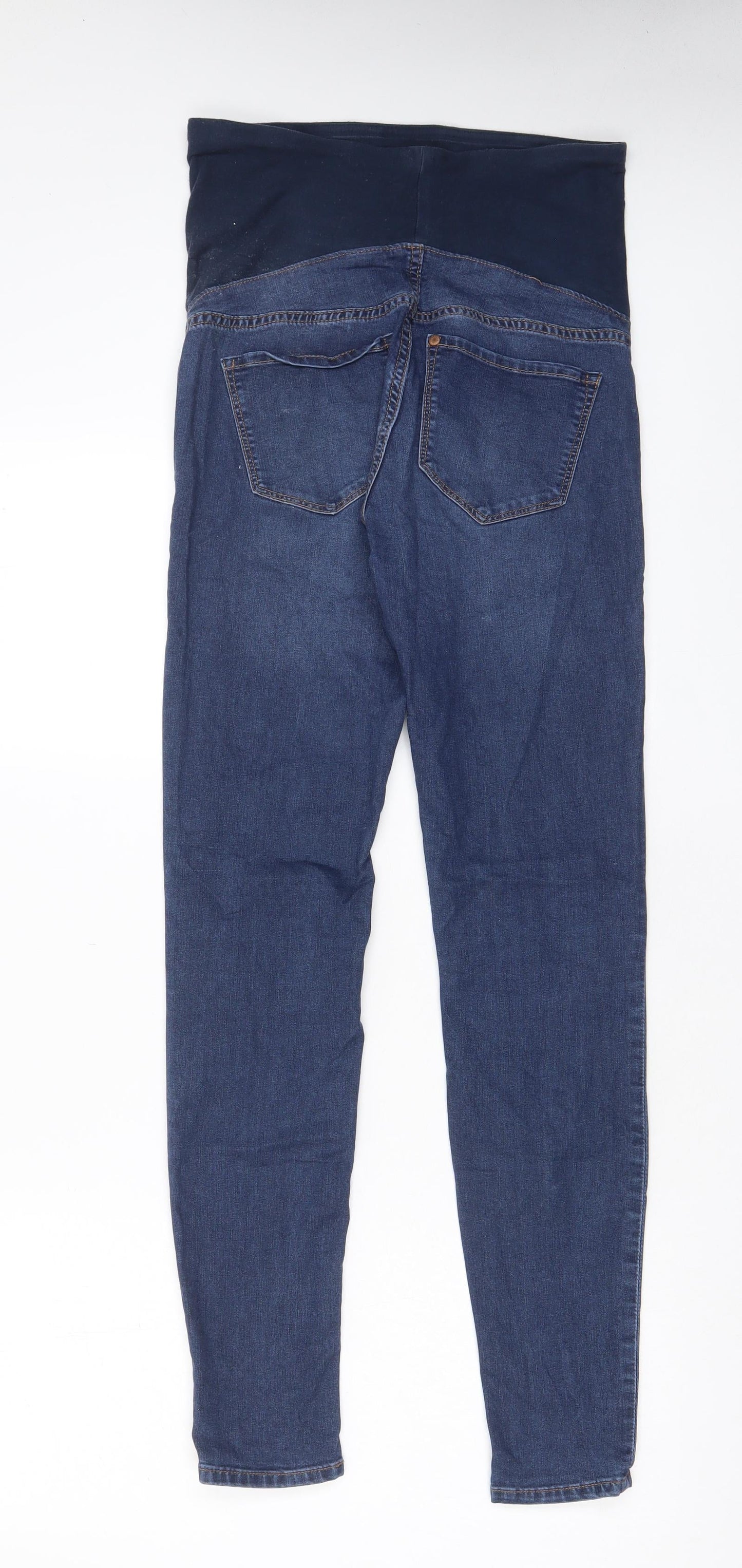 Womens UK Size 8 H&M Regular Fit Skinny Blue Jeans