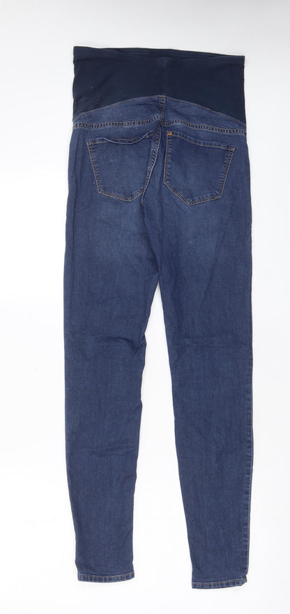 Womens UK Size 8 H&M Regular Fit Skinny Blue Jeans