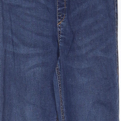 Womens UK Size 8 H&M Regular Fit Skinny Blue Jeans