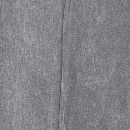 NEXT Womens Grey Cotton Jegging Jeans Size 28 in L27 in Regular - Elasticated Waist