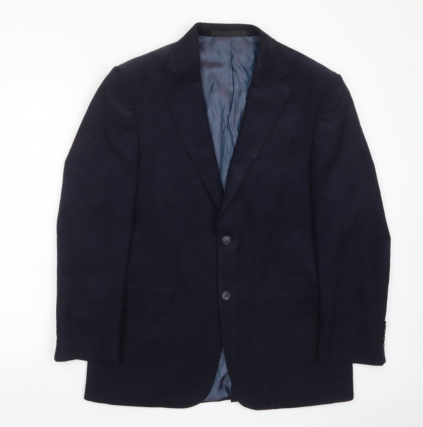 Mens UK Size 38 Marks and Spencer Regular Blue Suit Jacket