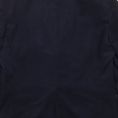 Mens UK Size 38 Marks and Spencer Regular Blue Suit Jacket