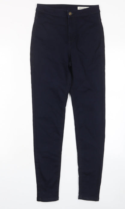 Womens UK Size 8 Marks and Spencer Regular Fit Skinny Blue Jeans