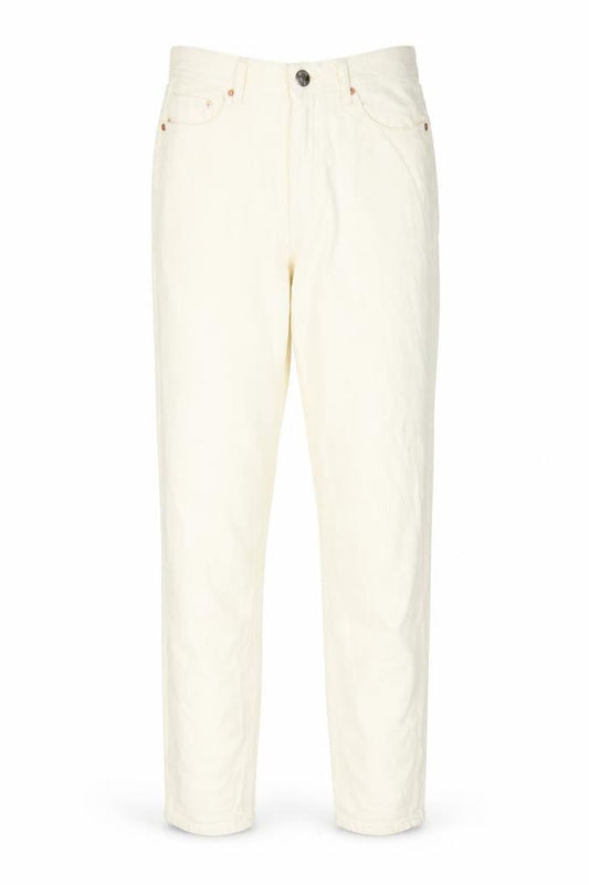 Womens UK Size 10 River Island Regular Fit Mom Ivory Jeans