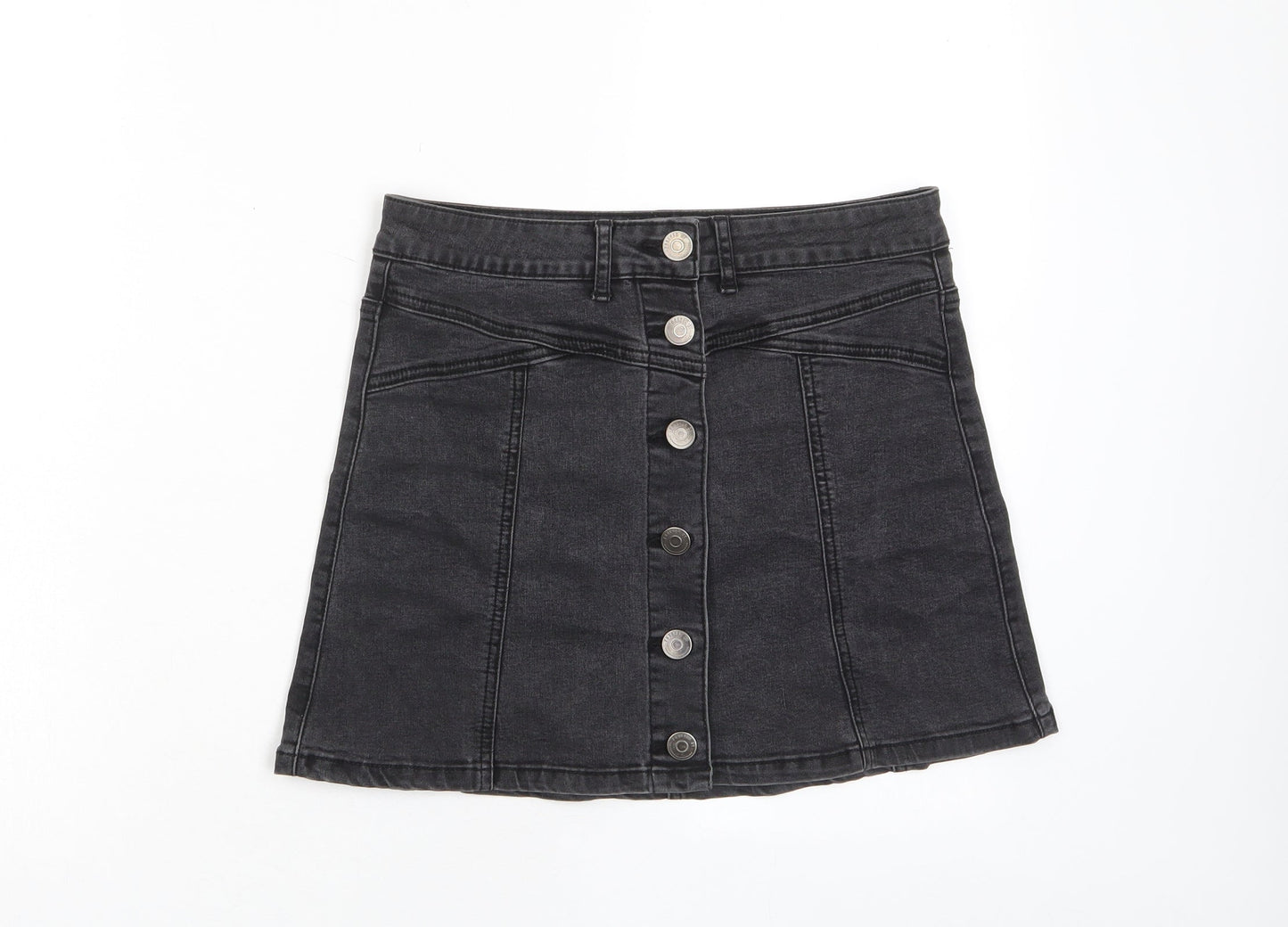 Womens UK Size 27 in FOREVER 21 A-Line Denim Skirt