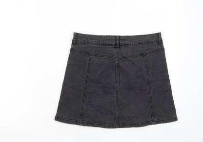 Womens UK Size 27 in FOREVER 21 A-Line Denim Skirt