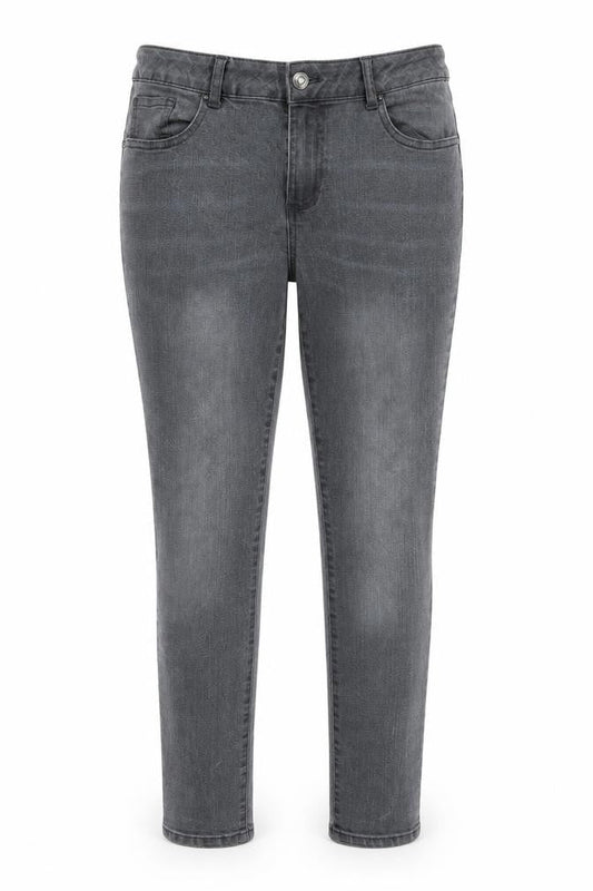 Womens UK Size 12 Avenue Regular Fit Skinny Grey Jeans