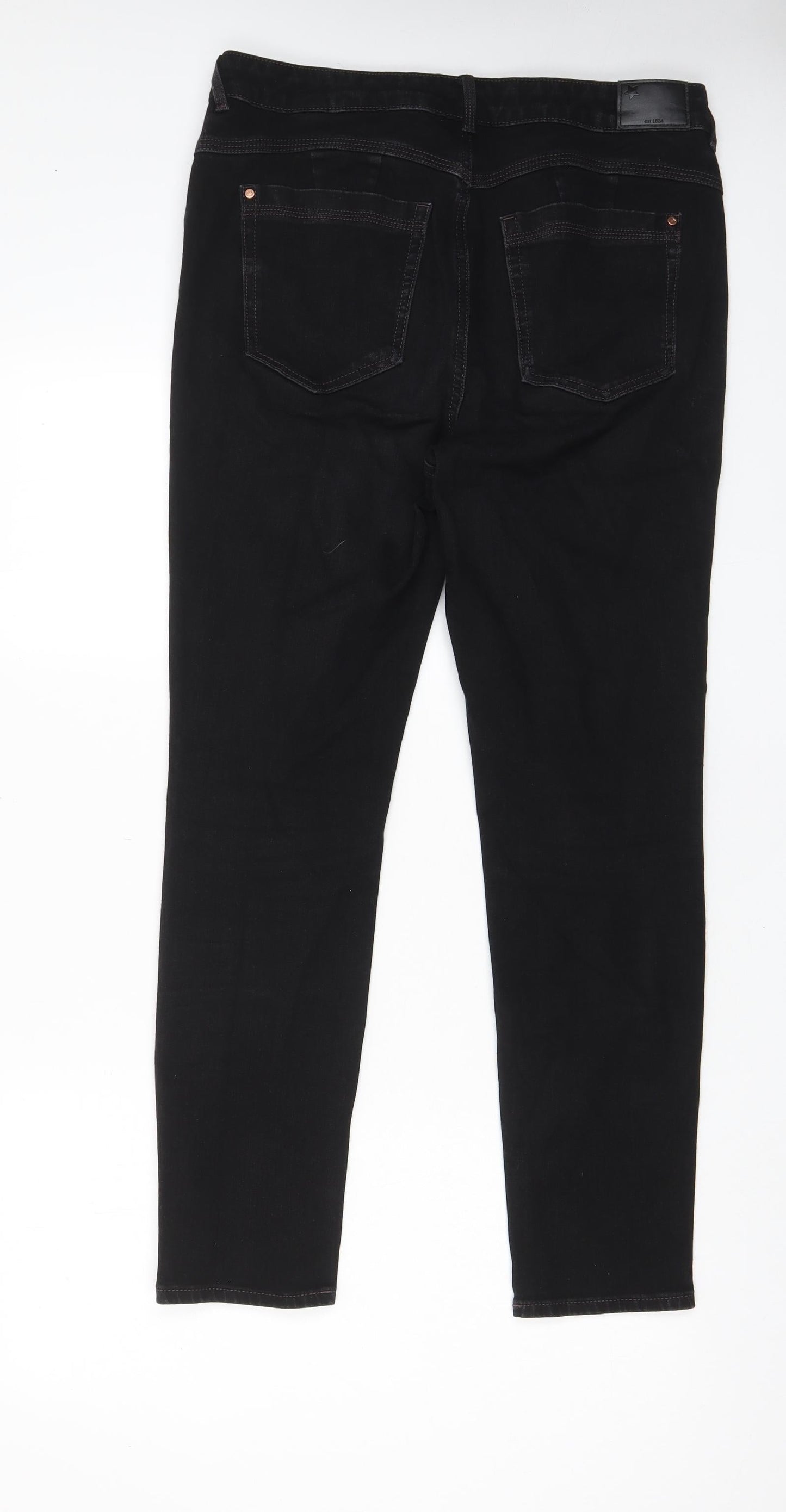 Womens UK Size 34 in Marks and Spencer Regular Fit Skinny Black Jeans