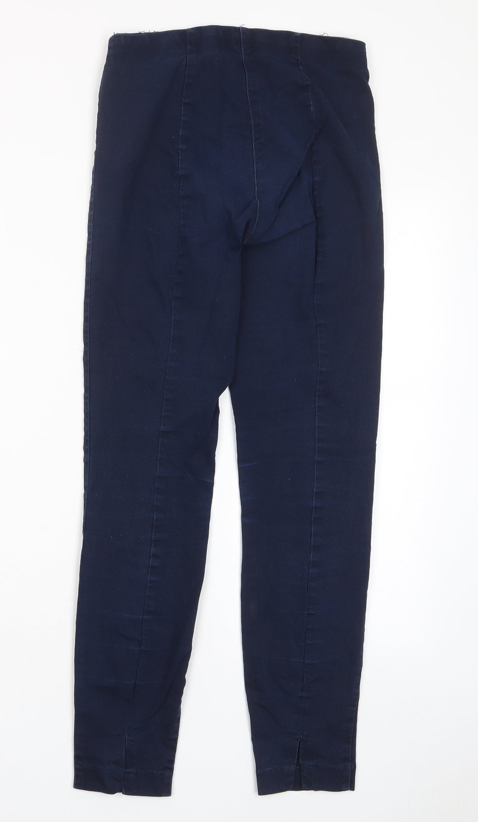 Womens UK Size 6 H&M Regular Fit Capri Blue Trousers