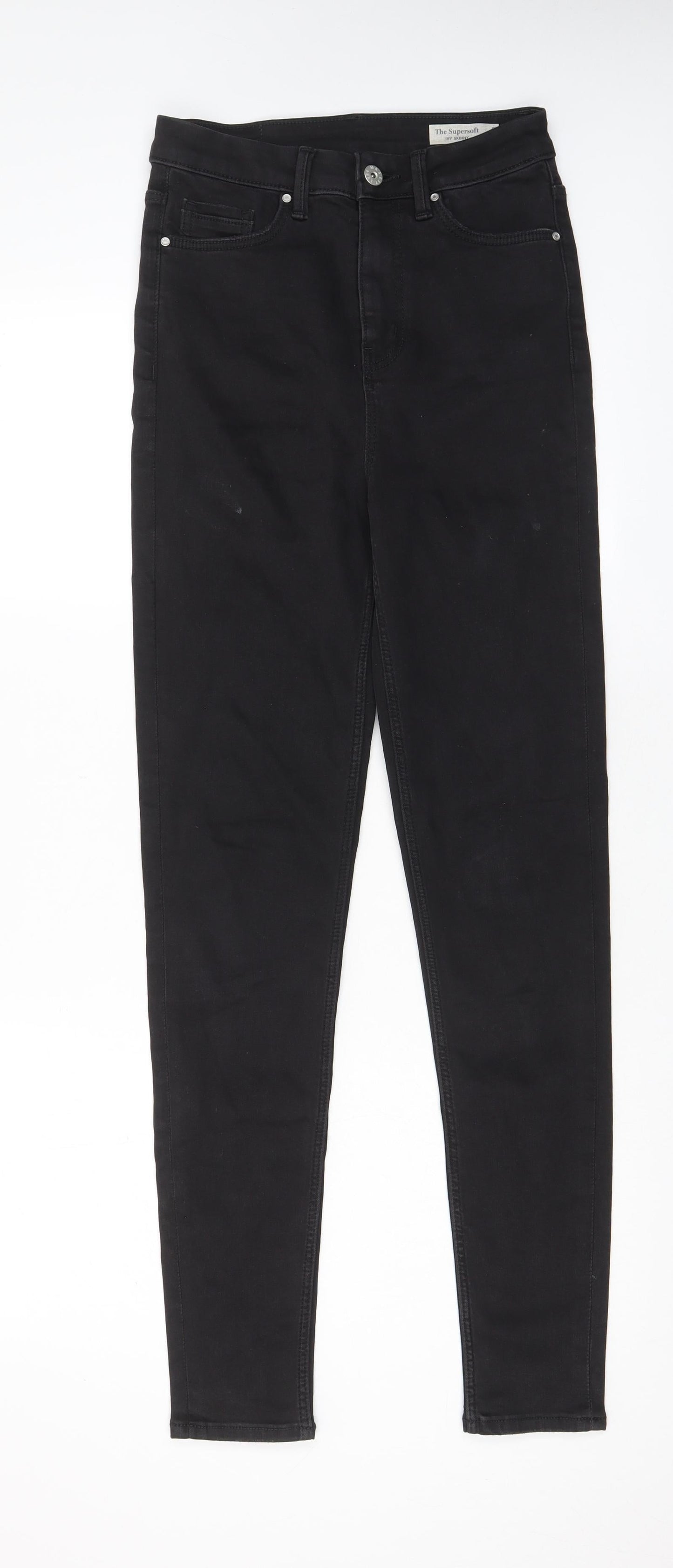 Womens UK Size 8 Marks and Spencer Regular Fit Skinny Black Jeans