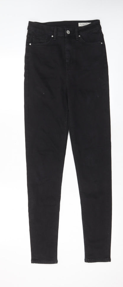 Womens UK Size 8 Marks and Spencer Regular Fit Skinny Black Jeans