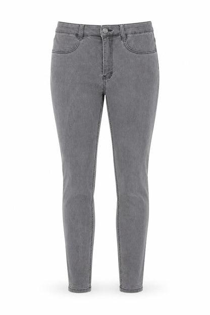 Womens UK Size 10 Pull&Bear Regular Fit Skinny Grey Jeans