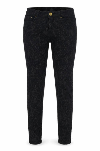 Womens UK Size 8 H&M Regular Fit  Black Trousers