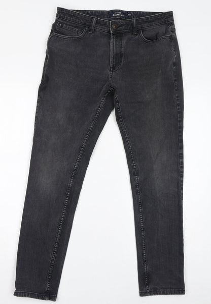 Mens UK Size 32 in NEXT Regular Fit Skinny Grey Jeans
