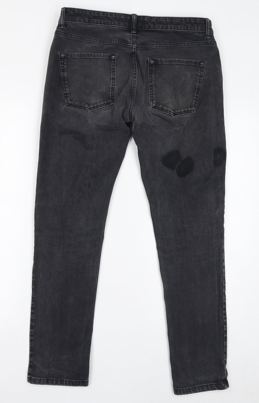 Mens UK Size 32 in NEXT Regular Fit Skinny Grey Jeans