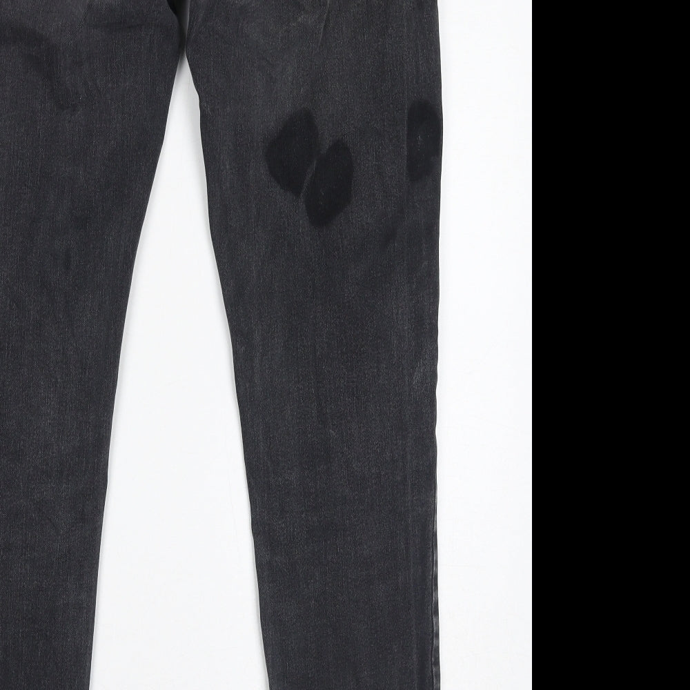 Mens UK Size 32 in NEXT Regular Fit Skinny Grey Jeans