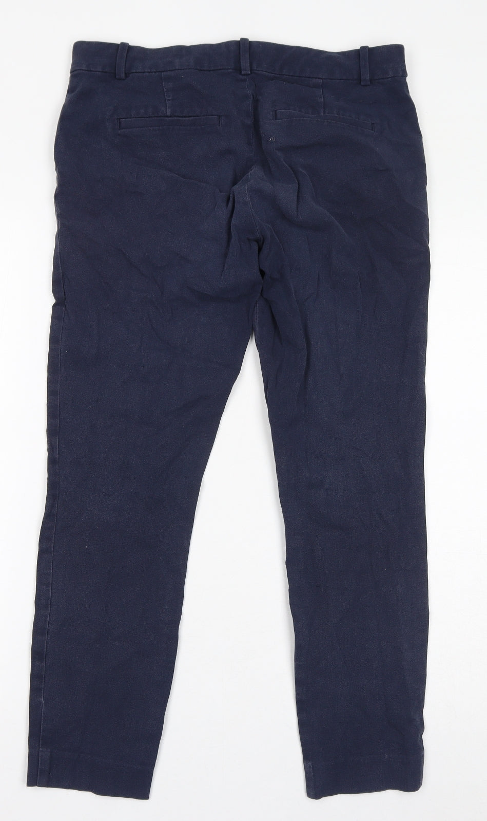 Womens UK Size 8 Gap Regular Fit Chino Blue Trousers