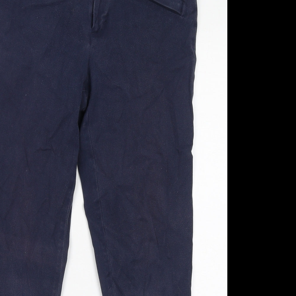Womens UK Size 8 Gap Regular Fit Chino Blue Trousers