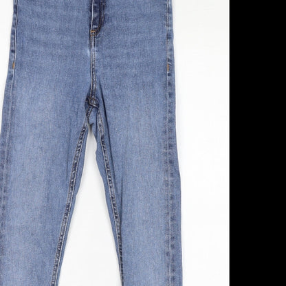 ASOS Womens Blue Cotton Skinny Jeans Size 25 in L28 in Regular Zip