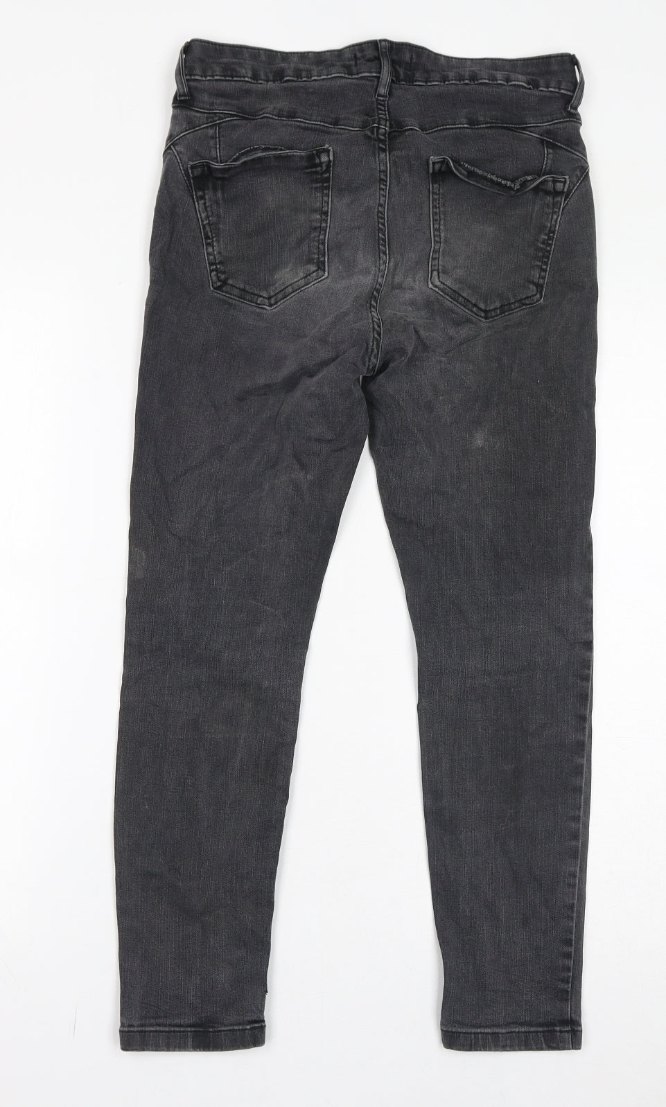 Womens UK Size 12 Marks and Spencer Regular Fit Skinny Grey Jeans
