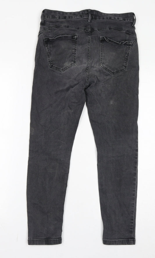 Womens UK Size 12 Marks and Spencer Regular Fit Skinny Grey Jeans