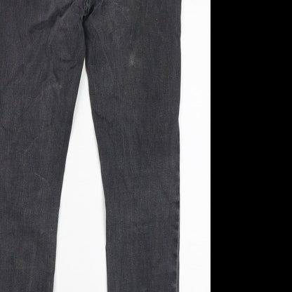 Womens UK Size 12 Marks and Spencer Regular Fit Skinny Grey Jeans