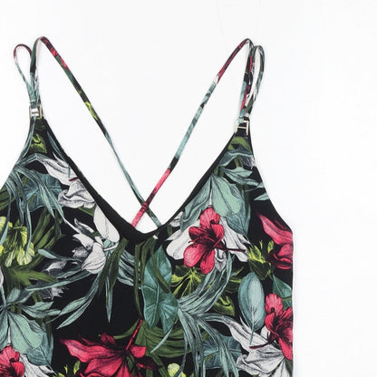 Womens UK Size 10 Dorothy Perkins Multicoloured Basic Tank