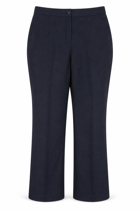Womens UK Size 18 Classic Regular Fit  Blue Trousers