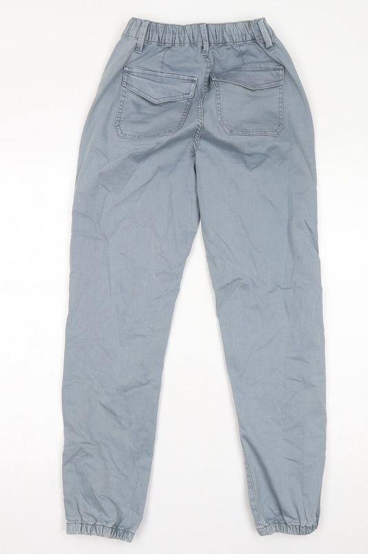 Womens UK Size 6 Marks and Spencer Regular Fit Mom Blue Jeans