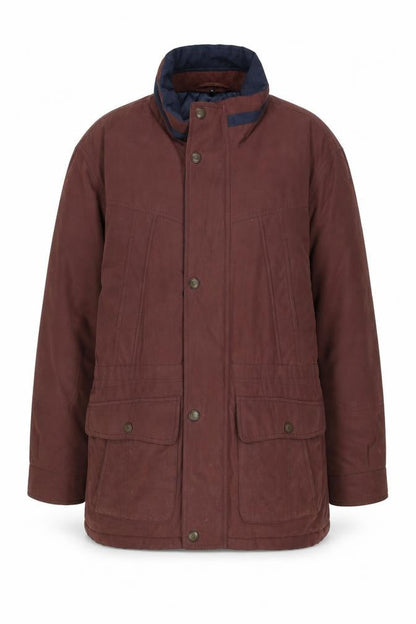 Ensign Collection Womens Brown Rain Coat Coat Size XL Zip