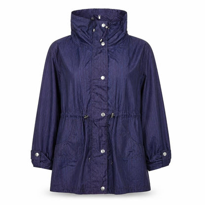 EWM Womens Purple Geometric Jacket Size 18 Zip