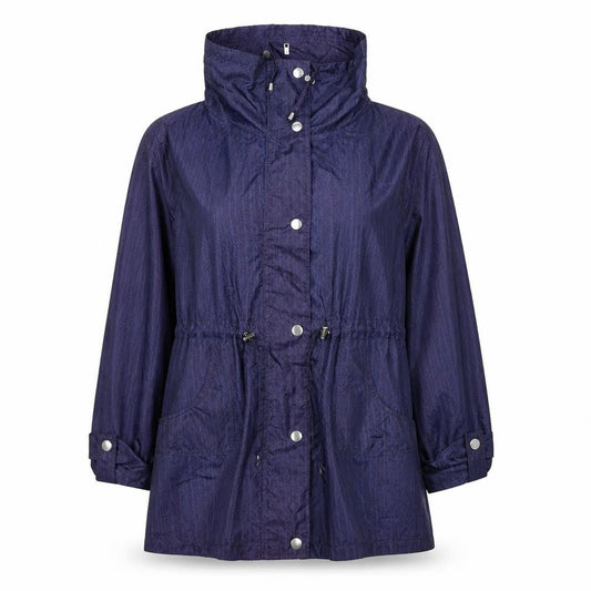 EWM Womens Purple Geometric Jacket Size 18 Zip
