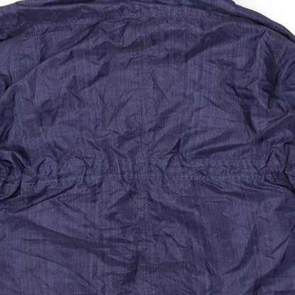 EWM Womens Purple Geometric Jacket Size 18 Zip