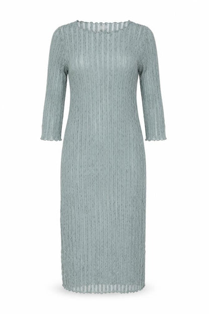 Marks and Spencer Womens Green Polyester Bodycon Size 10 Boat Neck Pullover