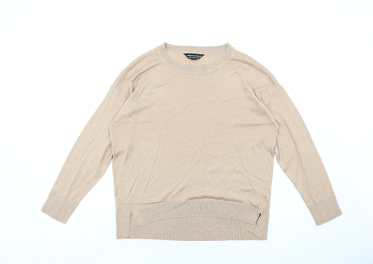 Womens UK Size 10 Dorothy Perkins Beige Pullover Jumper