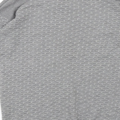 NEXT Womens Grey Crew Neck Cotton Pullover Jumper Size 8
