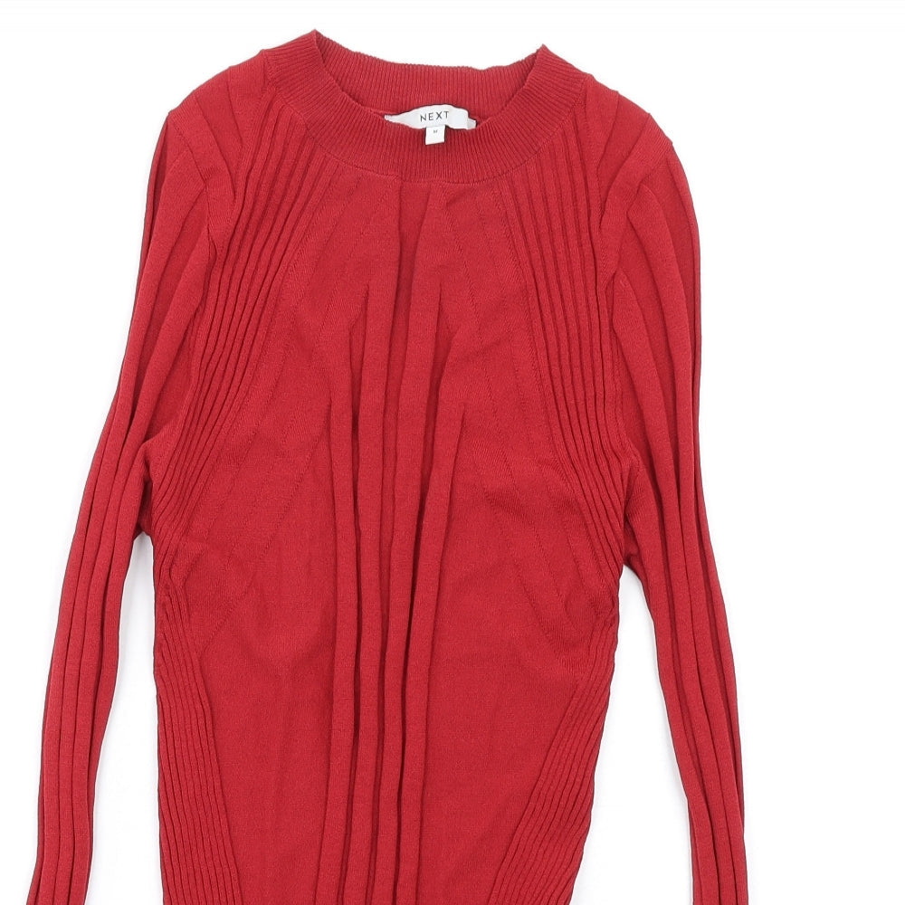 Womens UK Size M NEXT Red Pullover Jumper