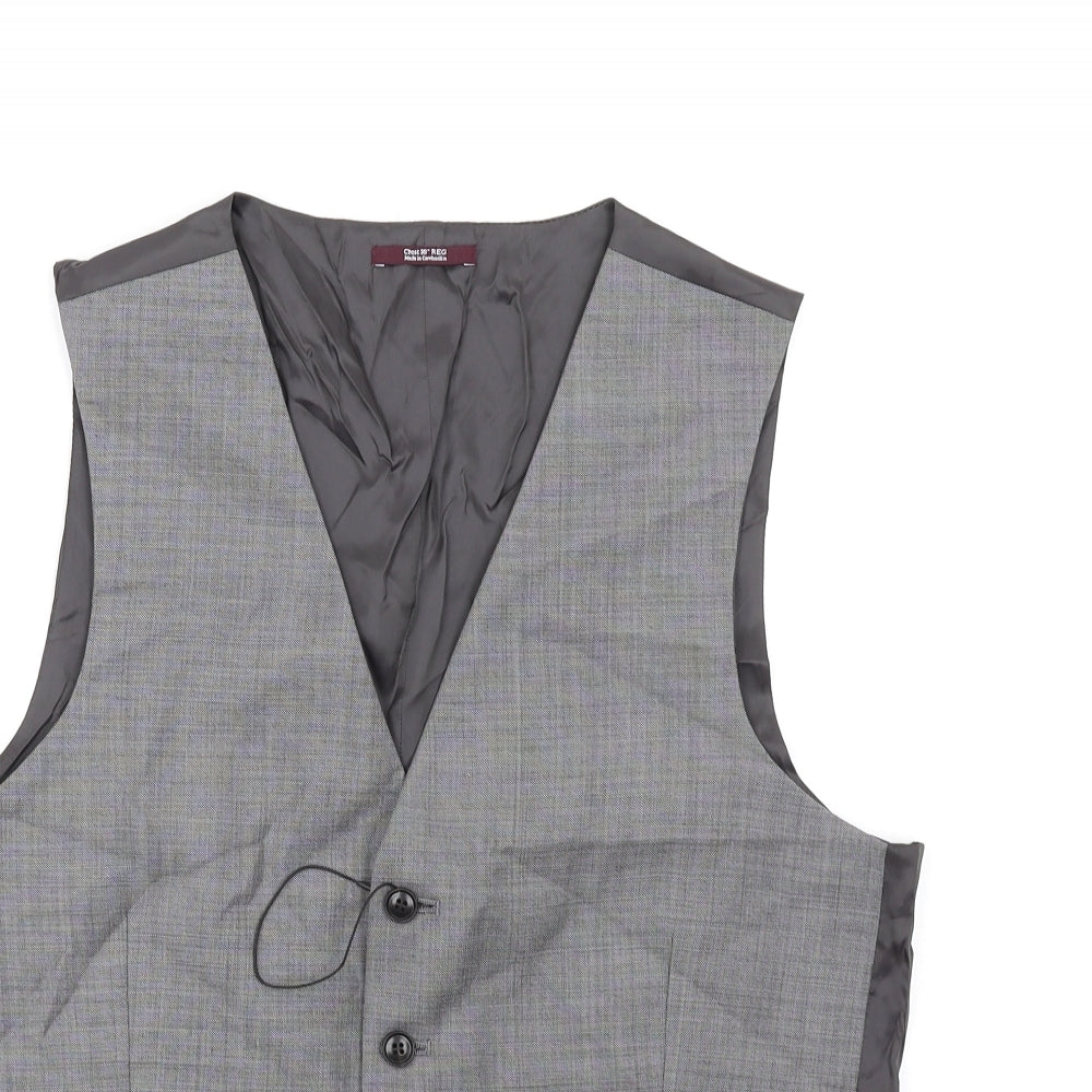 Mens UK Size 38 Marks and Spencer Regular Grey Suit Jacket